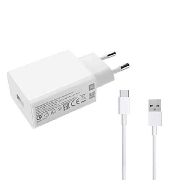 تصویر شارژر دیواری  مدل MDY-10-EW به همراه کابل تبدیل USB-C