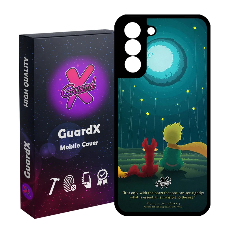 کاور گارد ایکس طرح Little Prince مدل Glass10053 مناسب برای گوشی موبایل سامسونگ Galaxy S21 FE