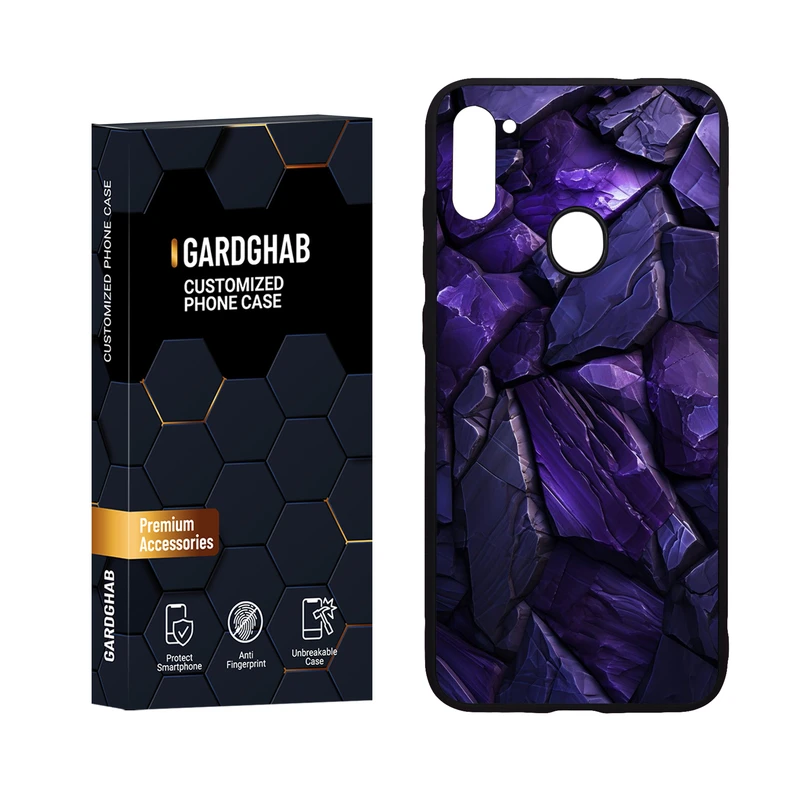  کاور گارد قاب مدل پشت گلس ساده مناسب برای گوشی موبایل سامسونگ Galaxy A11 / M11