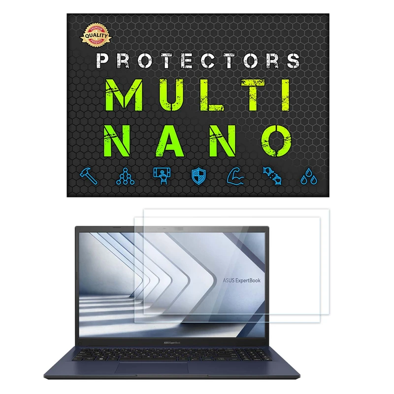 محافظ صفحه نمایش شفاف مولتی نانو مدل X-S2N مناسب برای لپ تاپ ایسوس ExpertBook B1 502CVA 15.6 Inch 2023 بسته دو عددی