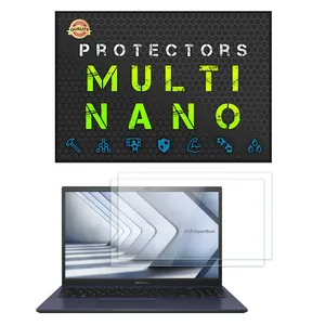 Multi Nano X-S2N Model Transparent Screen Protector For Asus ExpertBook B1 502CVA 15.6 Inch 2023 Laptop Pack Of 2