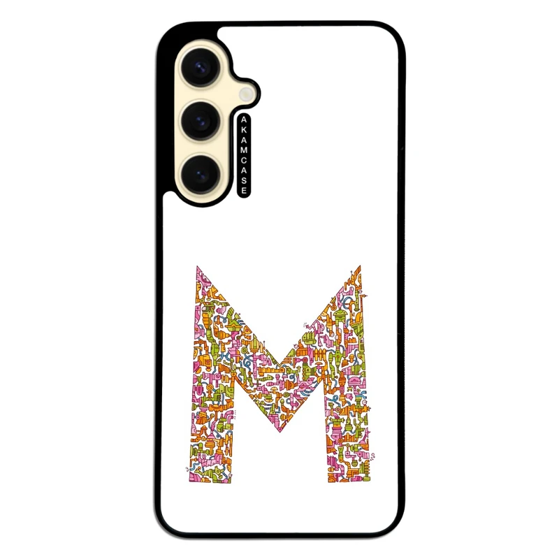 کاور آکام مدل AMC-WSGS24FE-ALPHADOODLEBET-13 مناسب برای گوشی موبایل سامسونگ Galaxy S24 FE