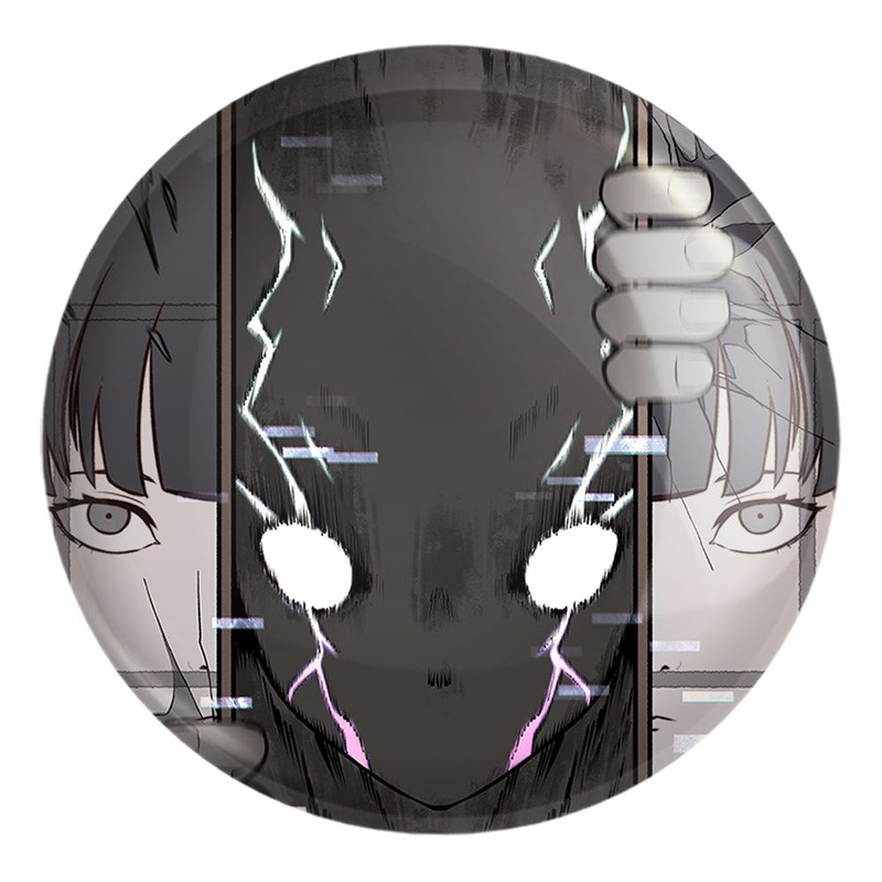 پیکسل خندالو طرح شییکو انیمه موب سایکو Mob Psycho 100 کد 24462 مدل بزرگ