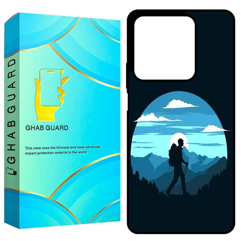 کاور قاب گارد طرح کوهنورد مدل GCHPN134 مناسب برای گوشی موبایل شیائومی Redmi Note 13 4G