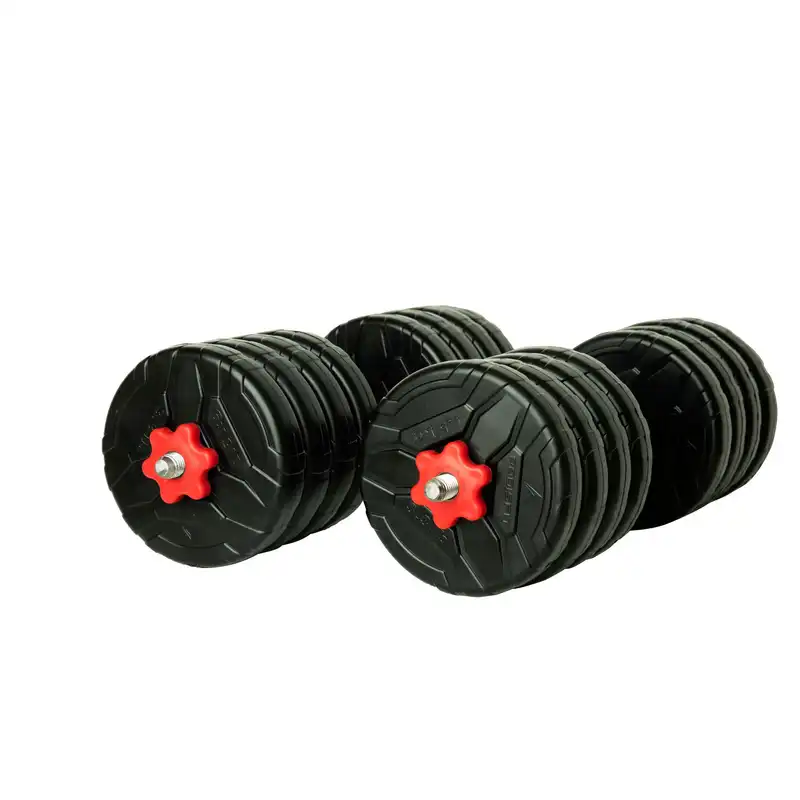 دمبل رادیس فیت مدل Gray Handle 12-1.5 وزن 12 کیلوگرم بسته دو عددی