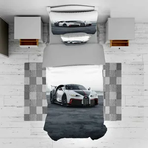 سرویس روتختی مدل ماشین مسابقه ای TXY625 یک نفره 5 تکه