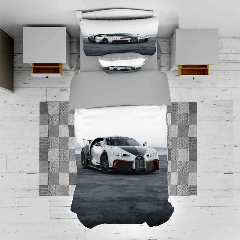 سرویس روتختی مدل ماشین مسابقه ای TXY625 یک نفره 5 تکه