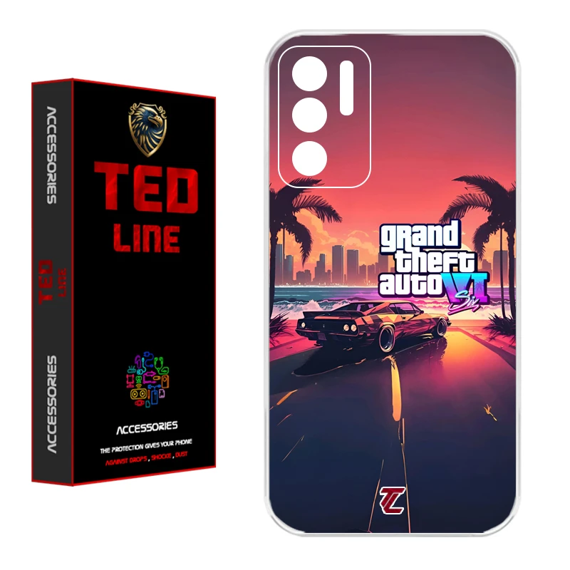 کاور تدلاین طرح جی تی ای 6 کد 1189 مناسب برای گوشی موبایل شیائومی Poco M3 Pro