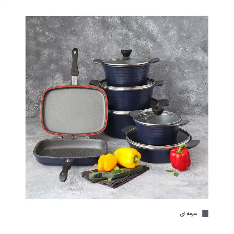 سرویس پخت و پز 12 پارچه دسینی مدل Rejina