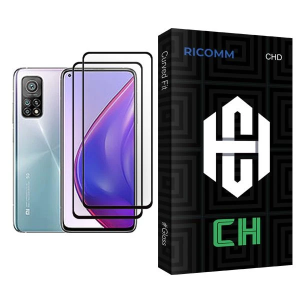 محافظ صفحه نمایش ریکام مدل CH Glass MIX002 مناسب برای گوشی موبایل شیائومی Mi 10T Pro 5G بسته دو عددی