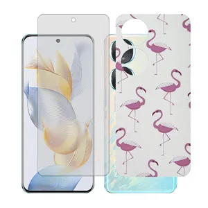 Glass together model transparent screen protector suitable for Honor 90 mobile phone with back cover sticker
