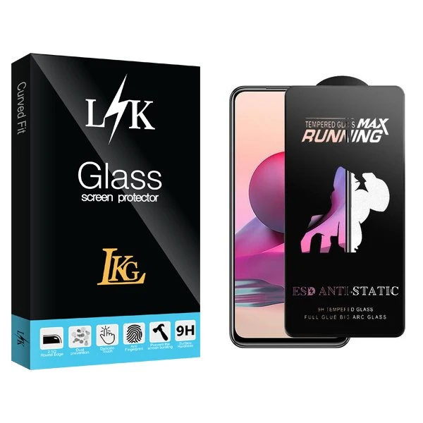 محافظ صفحه نمایش ال کا جی مدل LKKnewpkg Running Max مناسب برای گوشی موبایل شیائومی Redmi Note 10 s