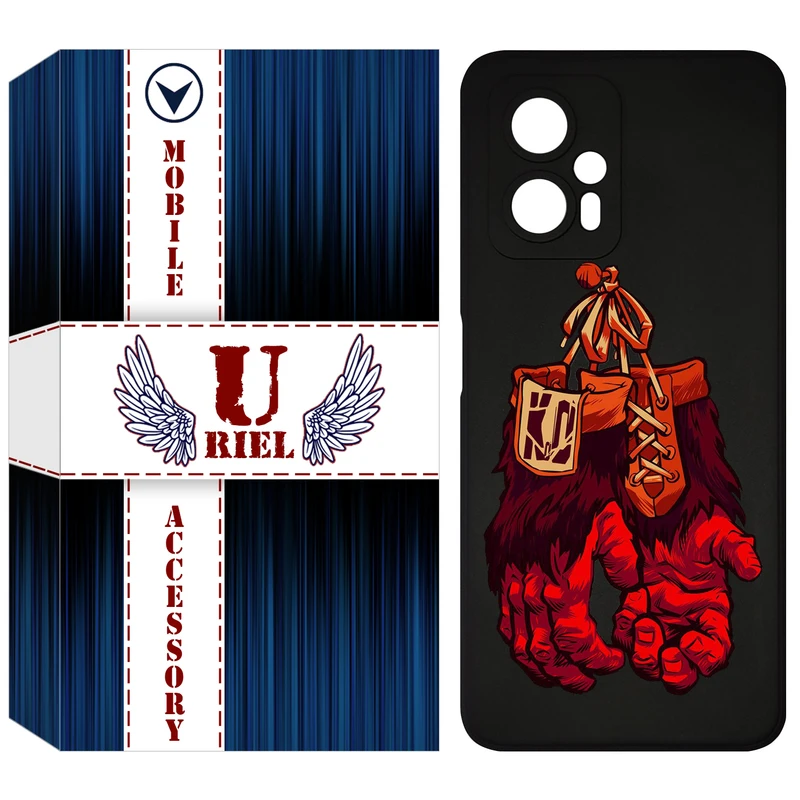 کاور یوریل مدل KSH کد 77 طرح دستکش مناسب برای گوشی موبایل شیائومی Poco X4 GT