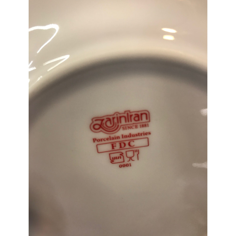 قندان چینی زرین ایران مدل رز گلد