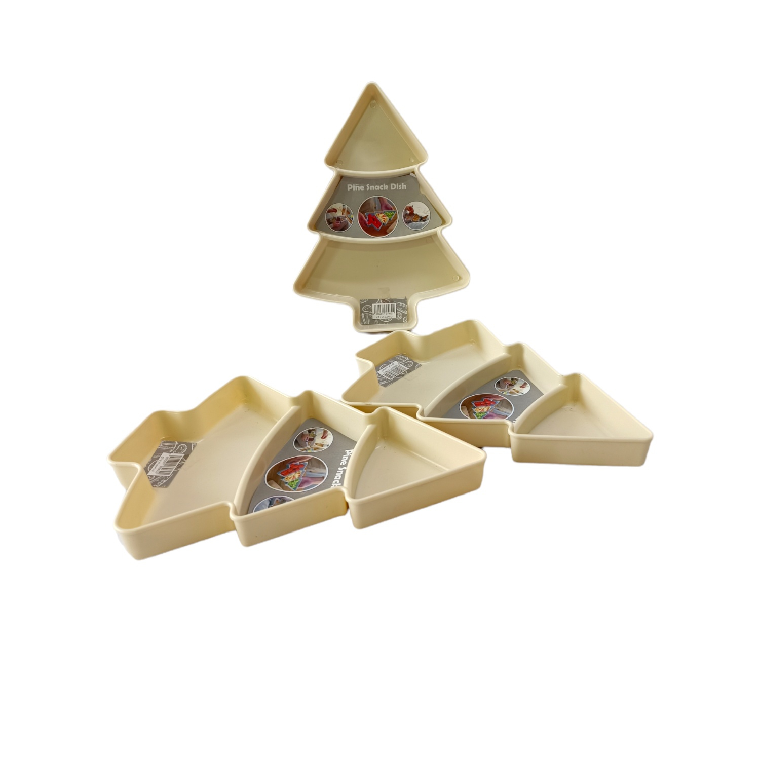 اردوخوری طرح کاج مجموعه 3 عددی