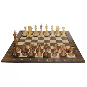 صفحه و مهره شطرنج مدل سلطنتی کد D