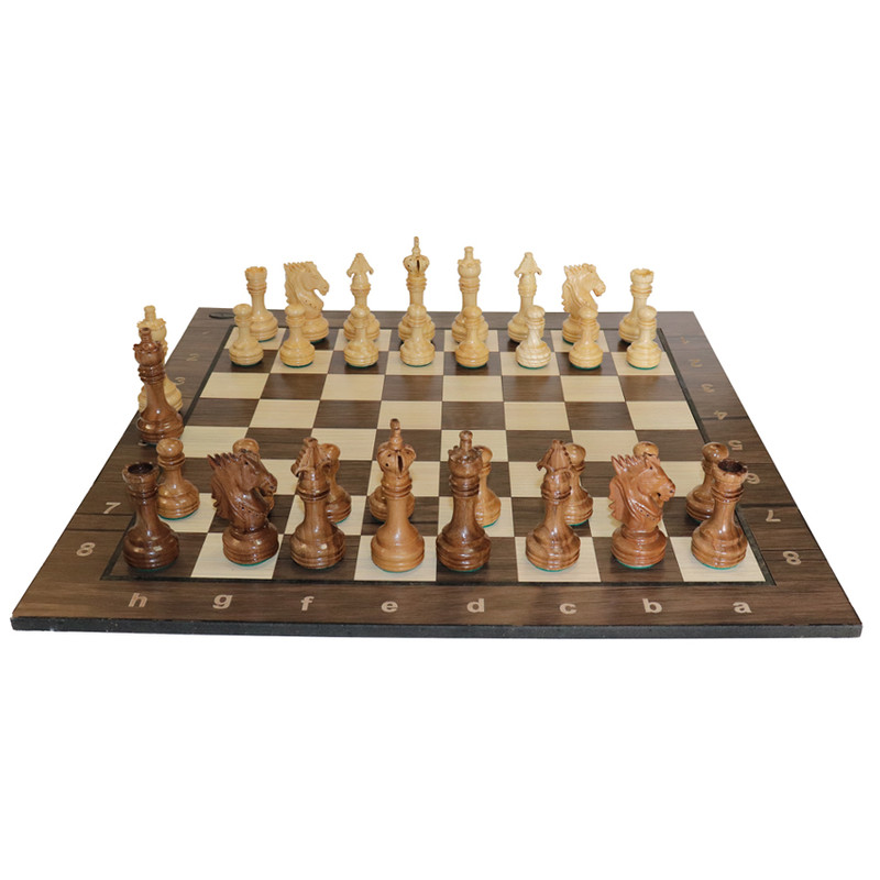 صفحه و مهره شطرنج مدل سلطنتی کد D