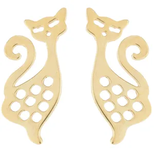 گوشواره طلا 18 عیار زنانه الن نار مدل ELN0716