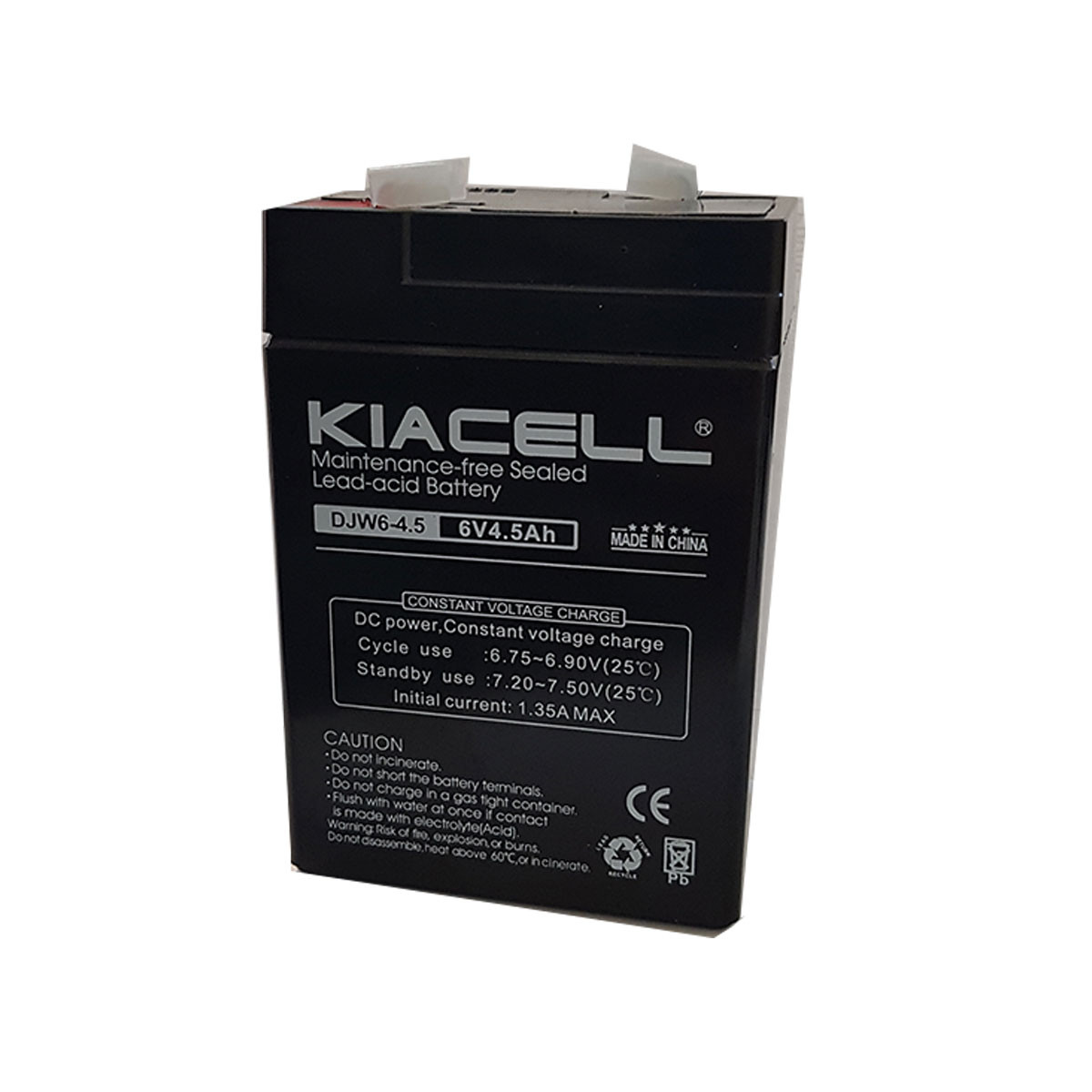 باتری سیلد اسید کیاسل مدل DJW6-4.5 ظرفیت 4.5 میلی آمپر باتری سیلد اسید کیاسل مدل DJW6-4.5 ظرفیت 4.5 میلی آمپر