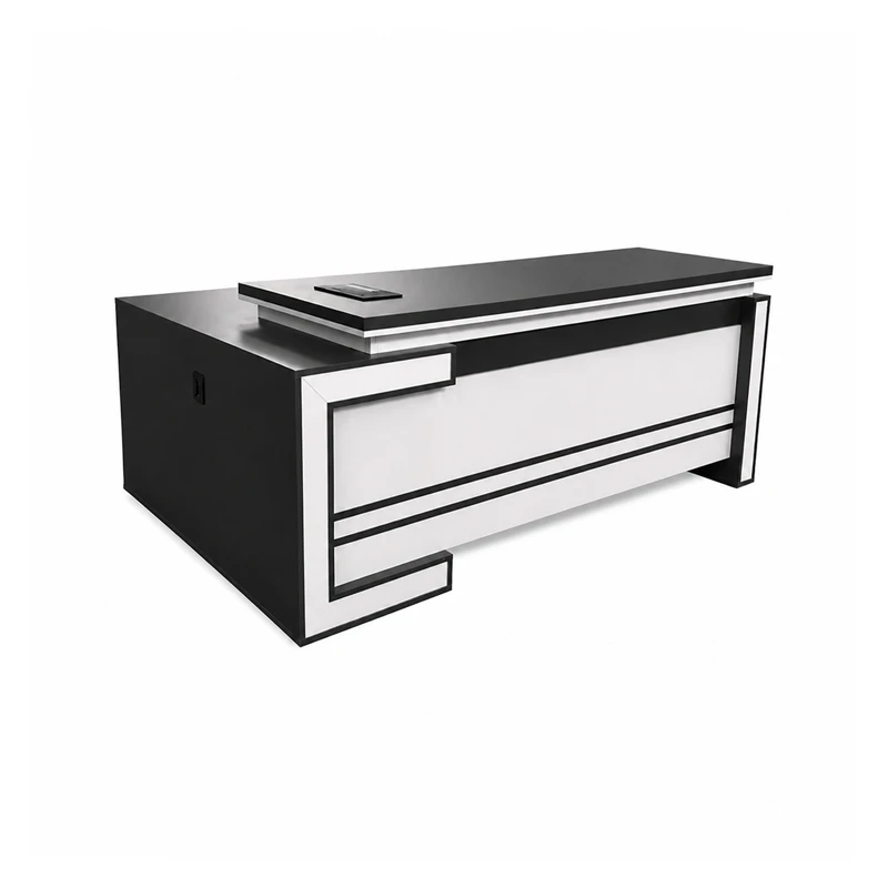 میز مدیریت هیراد مدل M944-MDF سایز 80 × 200 سانتی متر