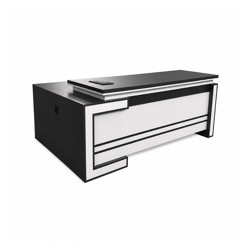 میز مدیریت هیراد مدل M944-MDF سایز 80 × 200 سانتی متر