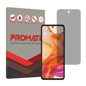 Promate Resistant model privacy screen protector suitable for the Motorola Razr 50 Ultra mobile phone