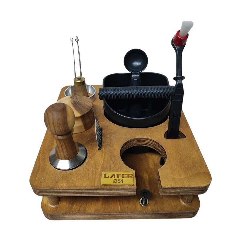 ست تجهیزات باریستا گتر مدل Cube Box-W51 بسته 9 عددی