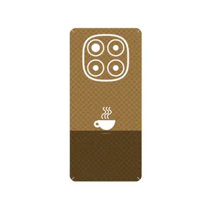MAHOOT Minimal Cup of Coffee Icon Cover Sticker for Xiaomi Redmi Note 14 Pro 4G