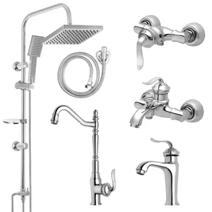 ست شیرآلات زحل مدل هلن 101 مجموعه 6 عددی