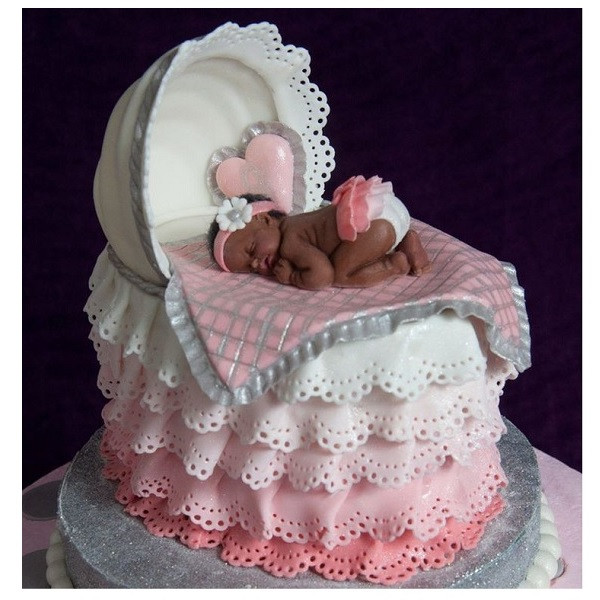 سیلیکون قالب گیری به گز مدل نوزاد خوابیده