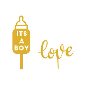 تاپر کیک هانستو مدل Its A Boy کد TP047 مجموعه دوعددی