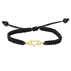 دستبند هایکا مدل قلب بالدار کد bdh35