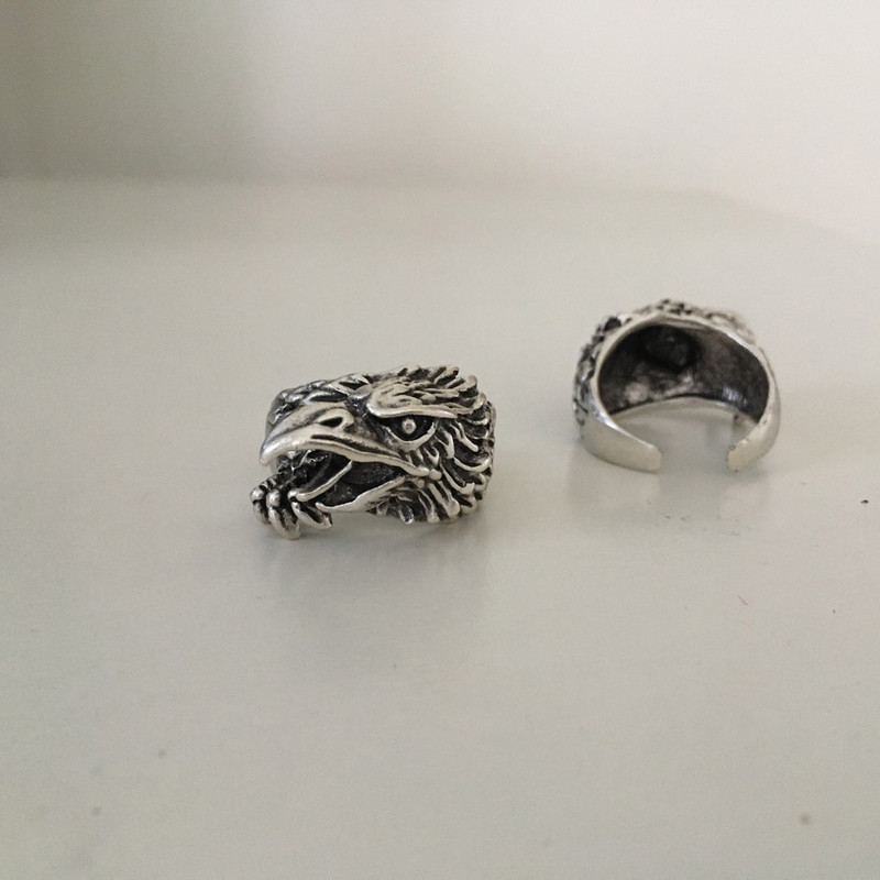 انگشتر مردانه مدل عقاب کد a243