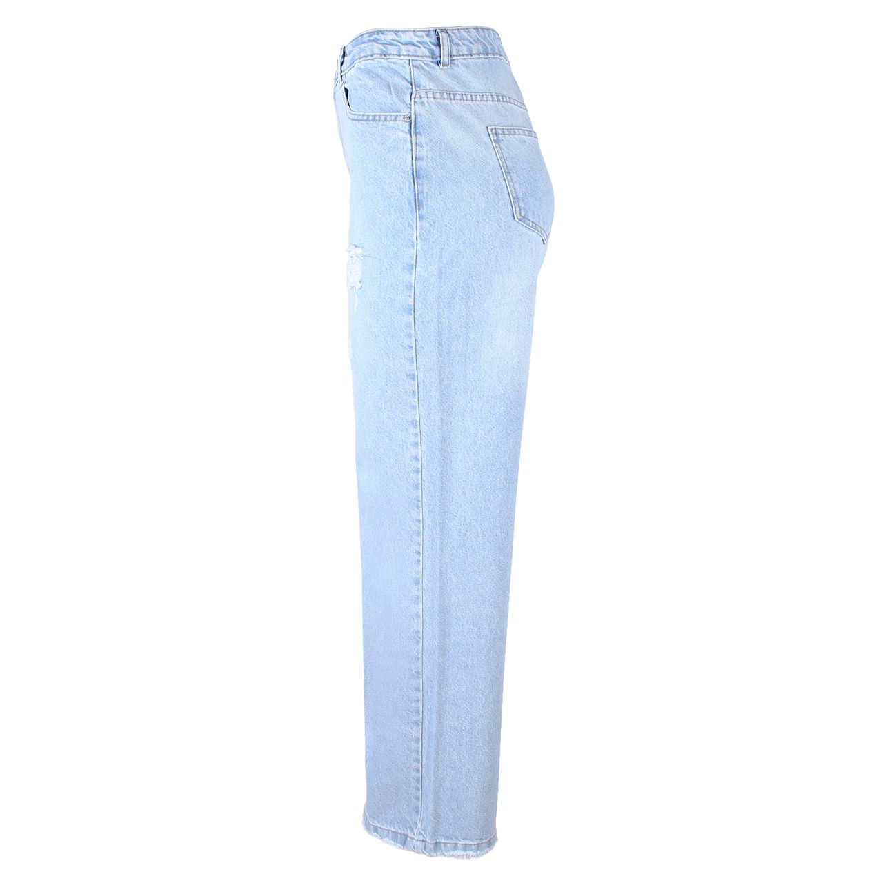 شلوار جین زنانه مدل نیم بگ