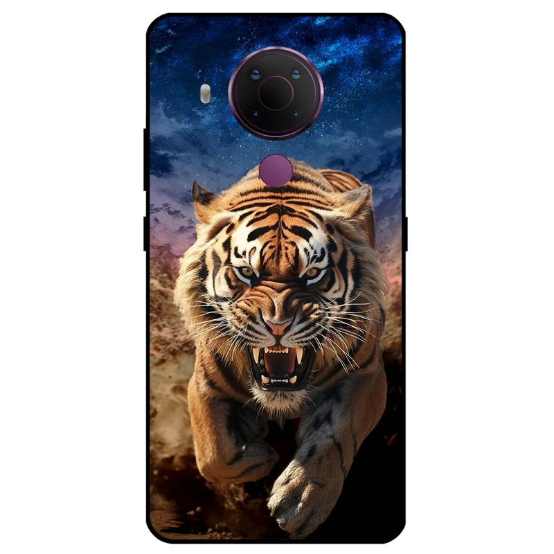 کاور مگافون طرح ببر مدل 7454 مناسب برای گوشی موبایل نوکیا 5.4     