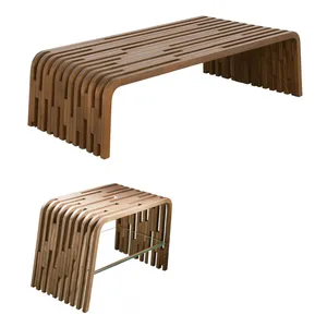 میز پذیرایی مستطیلی مدل آرون کد A2 مجموعه 2 عددی