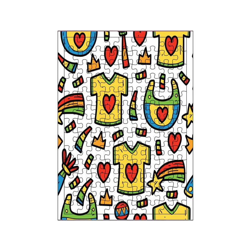 پازل 117 تکه مدل لباس کد 1846