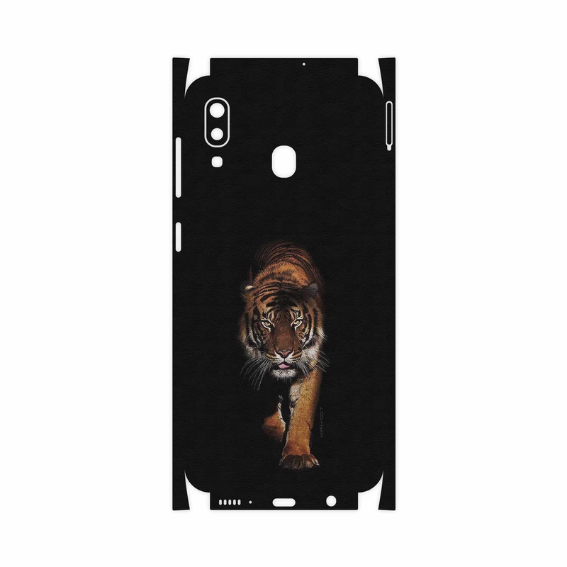 برچسب پوششی ماهوت مدل Wild Tiger-FullSkin مناسب برای گوشی موبایل سامسونگ Galaxy A20
