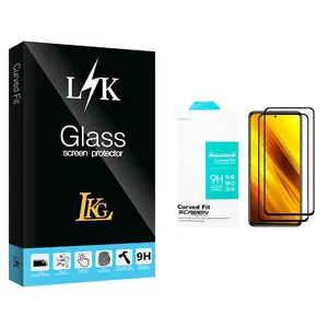 LKG LK Glass Screen Protector For Xiaomi Xiami Redmi Poco X3 Pack Of 2
