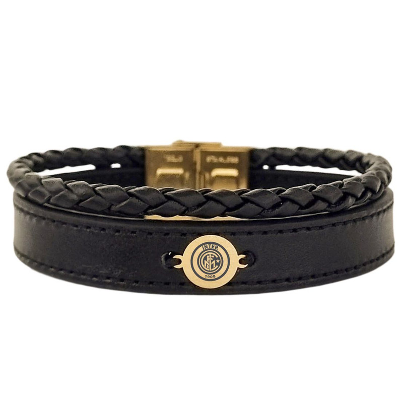 دستبند طلا 18 عیار مردانه لیردا مدل اینترمیلان 13402