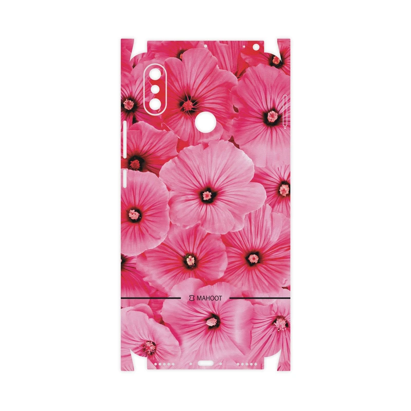 برچسب پوششی ماهوت مدل Pink-Flower-FullSkin  مناسب برای گوشی موبایل شیائومی Mi Max 3