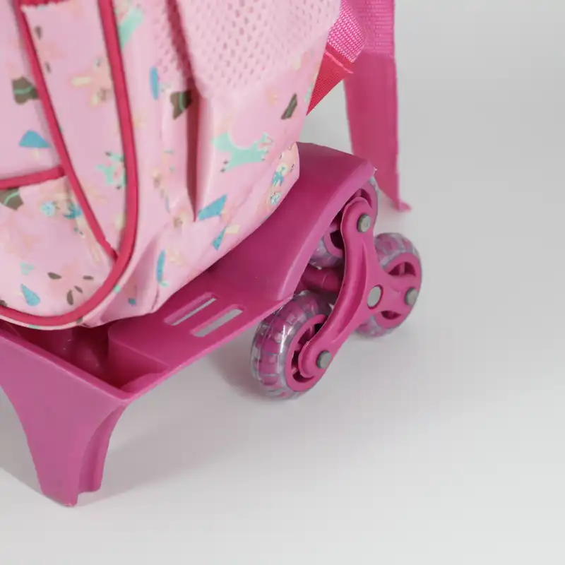 کوله پشتی چرخ دار طرح تک شاخ کد 75800 به همراه جامدادی