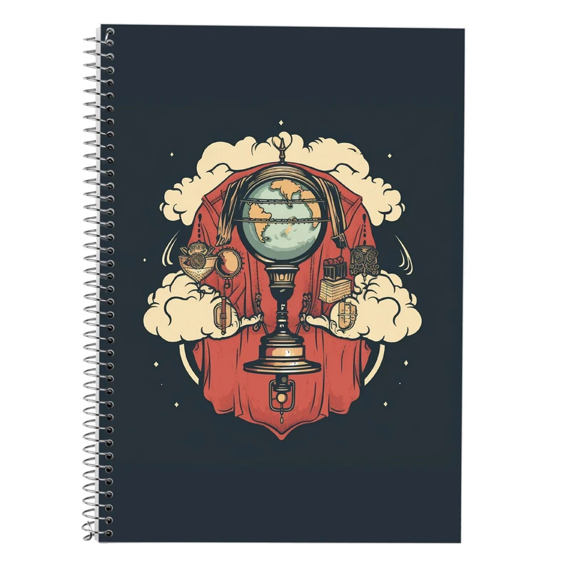 دفتر زبان 50 برگ مدوپد مدل دوخط طرح هری پاتر harrypotter کد DF10246