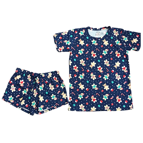 ست تی‌شرت آستین کوتاه و شلوارک راحتی زنانه مدل w-24