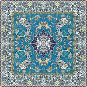 رومیزی ترمه مدل شاهکار کد 901