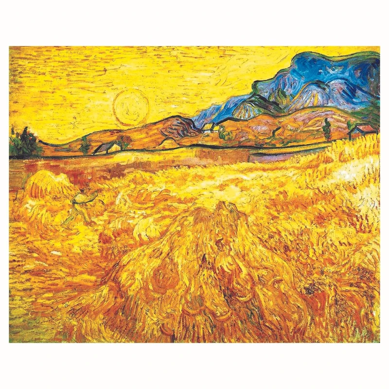 پوستر مدل  صحنه گندم با درویش 