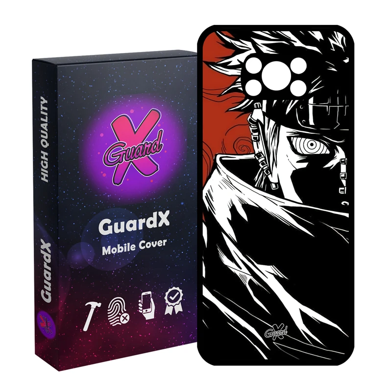کاور گارد ایکس طرح Pain Anime مدل Glass10551 مناسب برای گوشی موبایل شیائومی Poco X3 NFC/Poco X3/Poco X3 Pro