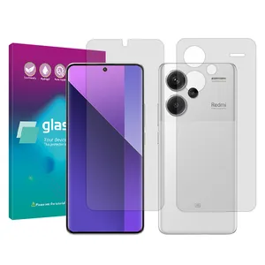  Glass pro Resistant model transparent screen protector suitable for Xiaomi Redmi Note 13 Pro Plus mobile phone with back screen protector