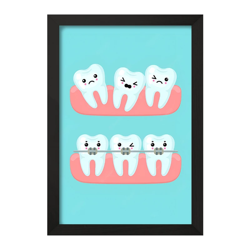 تابلو خندالو مدل دندان و دندان پزشکی کودکانه کد F9819