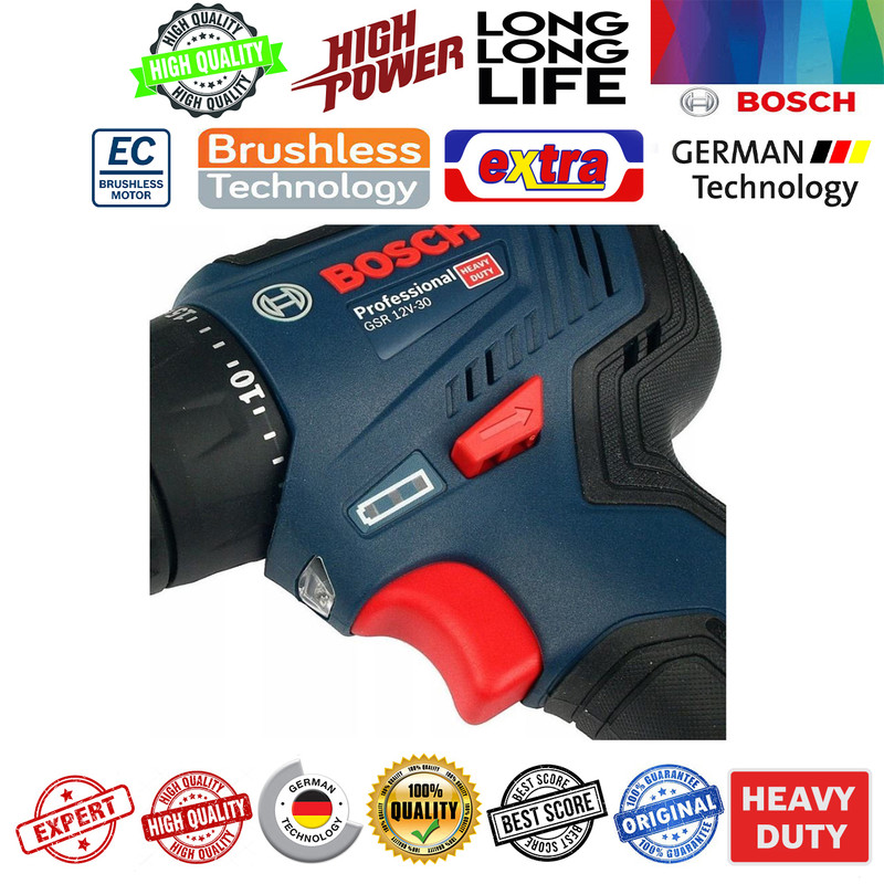 دریل شارژی بوش مدل GSR 12 V 30 brushless 8